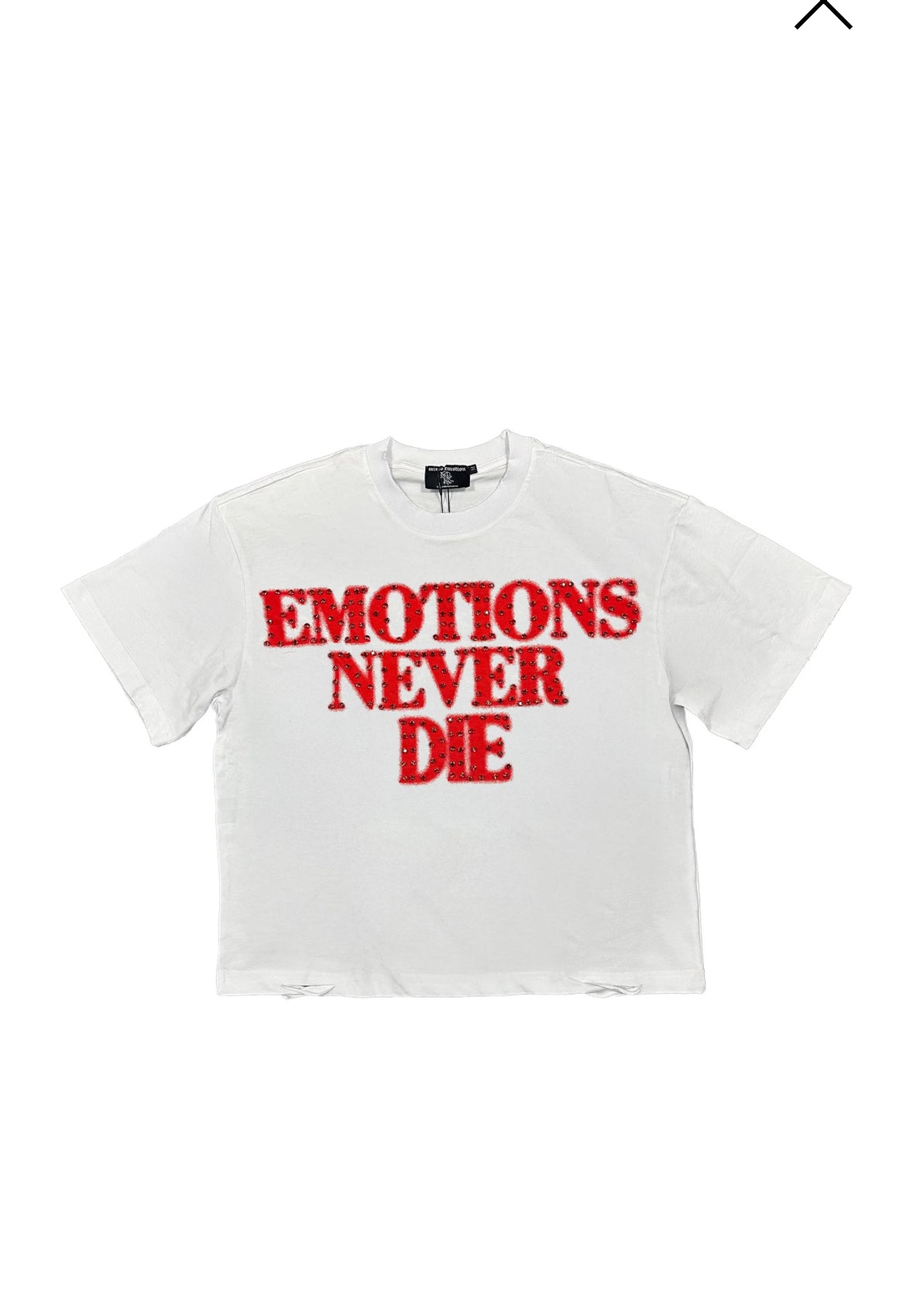 Red ‘End’ Rhinestone