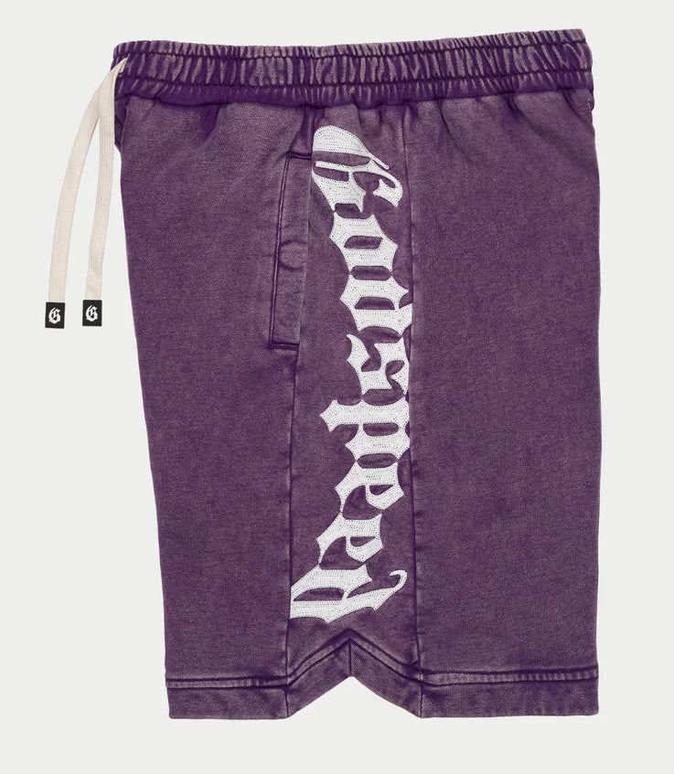 CourtSide Shorts {Grape Wash}