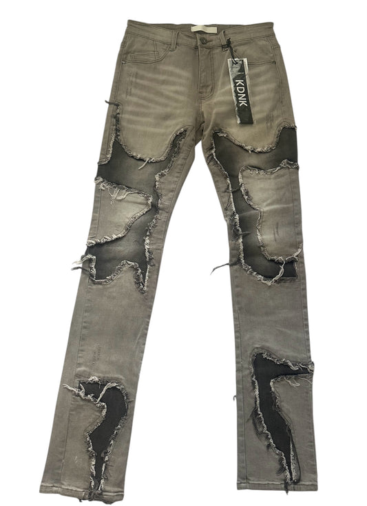 KDNK STACKED STREAM JEANS
