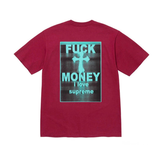 SUPREME FUCK MONEY T - SHIRT