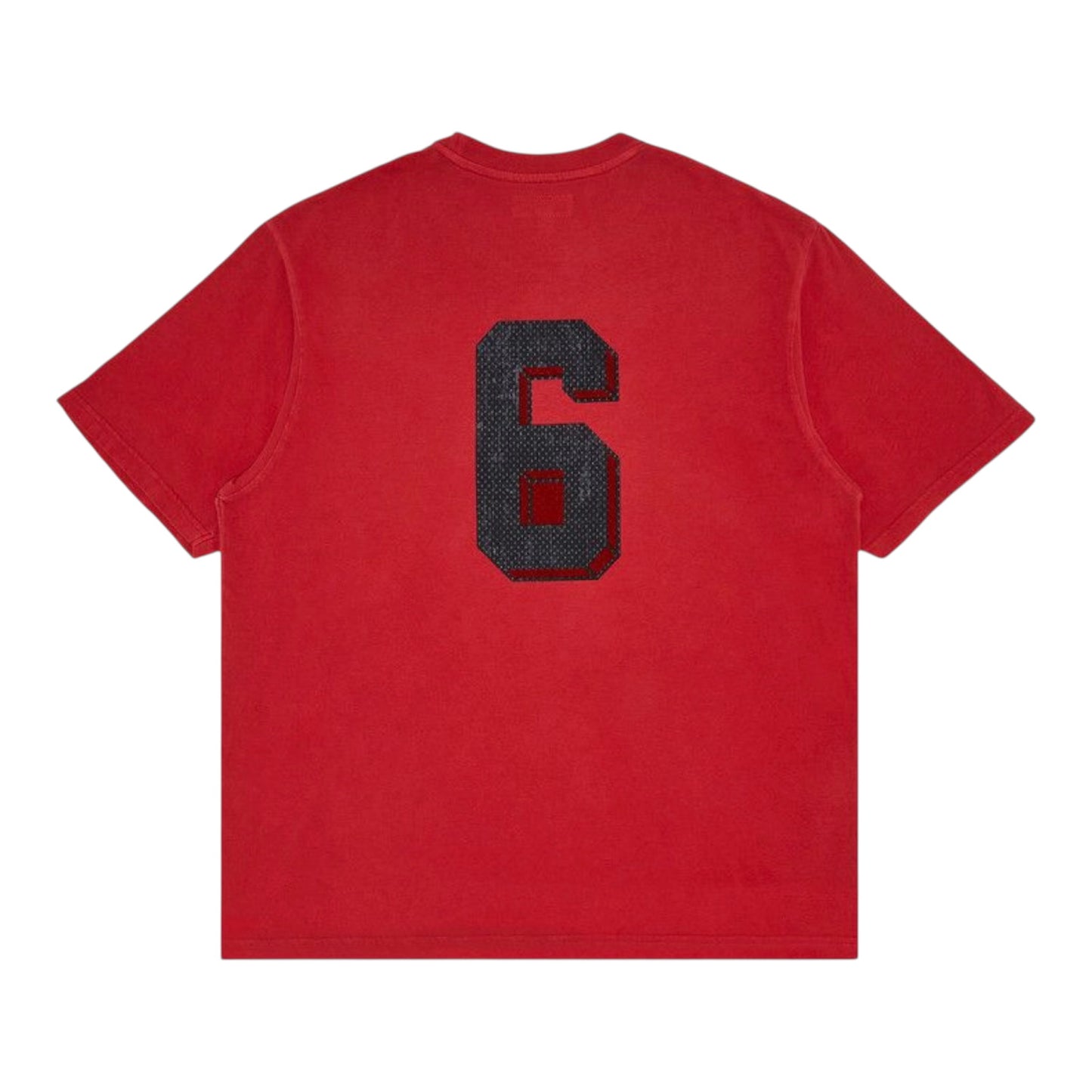 SUPREME FLOCKED LOGO WASHED