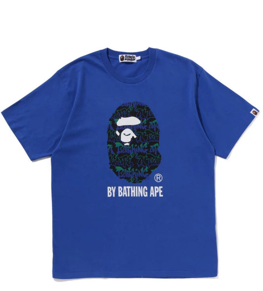 BAPE GRAFITTY PATTERN T -SHIRT