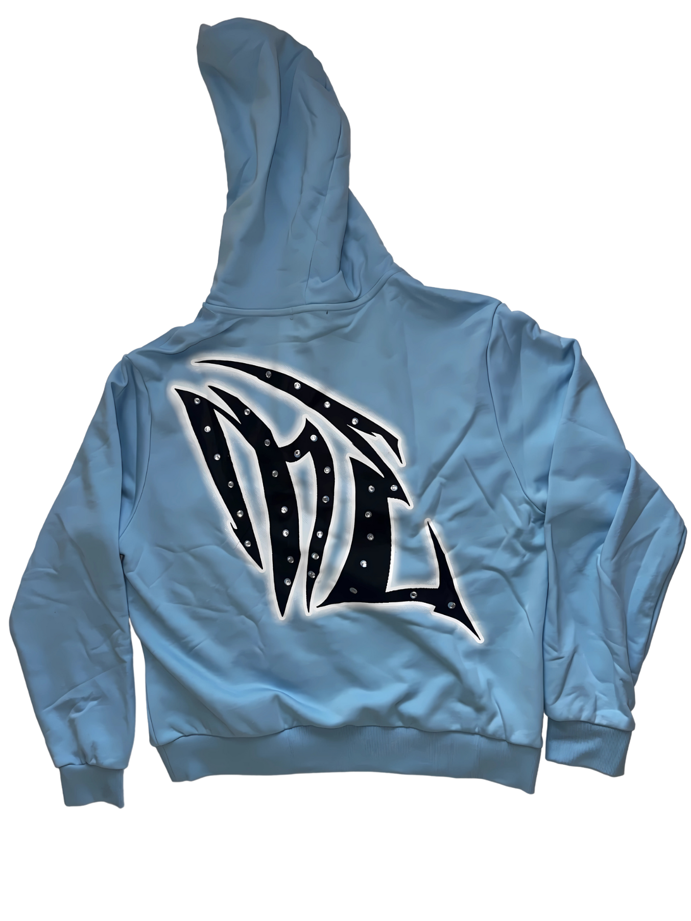 MIXED EMOTION GRAFITTY RINE STONE HODDIE